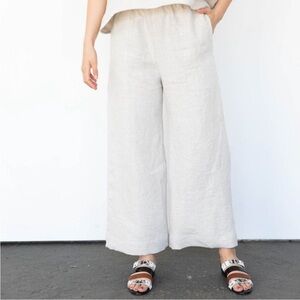 Only Child Cove wide leg linen pants